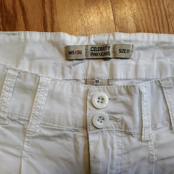 CELEBRITY PINK JEANS WHITE SHORTS - Picture 4 of 4